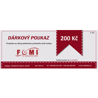 Dárkový poukaz - 200 Kč